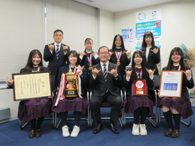 12月2日（火）フラガールズ甲子園優勝教育長報告